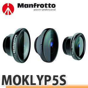 マンフロット MOKLYP5S iPhone用レンズ3枚セット (KLYP+バンパー専用) 【メール便不可】