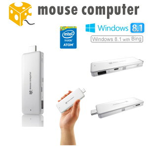 ◆◇限定販売！ホワイト/64GB ストレージ◇◆マウスコンピューター [ MS-NH1-64G ] スティック...