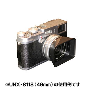 UN UNX8118 角型レンズフードユーエヌ UNX-8118 スクエアーフード 専用キャップ付 49mm