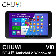 【CHUWI Vi8 デュアルブートモデル クアッドコア(1.8GHz) IPS液晶 BT搭載】【8インチ 8型】CHUW...