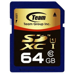 【レビューを書いて送料無料】SDXC UHS-1対応 Class10 64GB SDカードTEAM チーム SDカード 64GB...