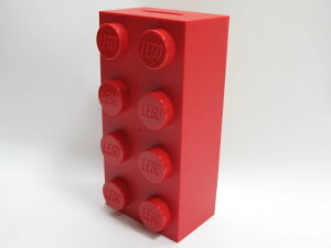 良い子と楽しむ＆アメカジ　LEGO雑貨通販LEGO　貯金箱　赤