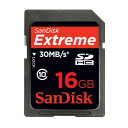 [Sandisk] SDSDX3-016G-***(class10) 200倍速SDHCカード パッケージ入りExtreme 16GB 30MB/s