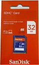 [Sandisk] SDSDB-032G-B35(Class4) SDHCカード パッケージ入り 32GB