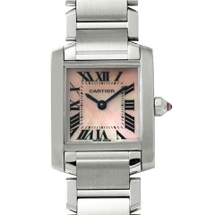 Cartier(カルティエ) タンクフランセーズ SM W51028Q3 ピンクシェル/Pink Shell 新品 レディー...