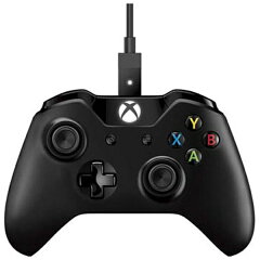 【送料無料】 マイクロソフト USBゲームパッド　Xbox One Controller + Cable for Windows （Xb...