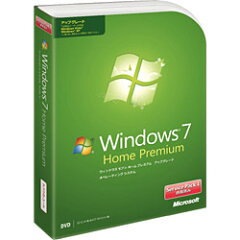 【送料無料】マイクロソフトWindows 7 Home Premium SP1 ≪アップグレード≫