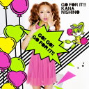 カラオケで人気のラブソング名曲　「西野カナ」の「GO FOR IT!!」を収録したCDのジャケット写真。
