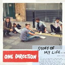 最新洋楽カラオケ人気曲　 ONE DIRECTION　ワン・ダイレクションの「STORY OF MY LIFE」を収録したCDのジャケット写真。