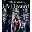 UVERworld（ウーバーワールド）のカラオケ人気曲ランキング第6位　シングル曲「浮世CROSSING (ドラマ「働きマン」の主題歌)」のジャケット写真。