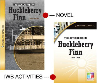 【送料無料】The Adventures of Huckleberry Finn Interactive Whiteboard Resource/Novel Set ...
