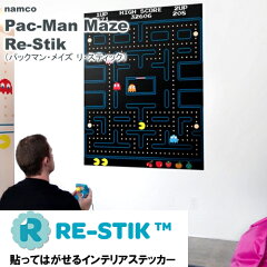 BLIK Re-Stik Pac-Man Maze ブリック リ・スティック パックマン メイズ インテリアステッカー ...