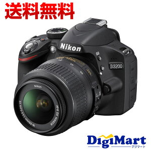 【送料無料】ニコン NIKON D3200 18-55 VR レンズキット [ブラック] 【新品・並行輸入品・保証...