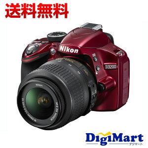 【送料無料】ニコン NIKON D3200 ボディ [レッド] デジタル一眼レフカメラ【新品・国内正規品】