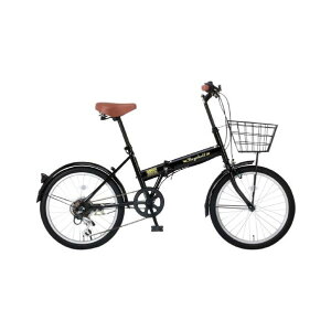 【送料無料】OTOMO 20インチ折りたたみ自転車 Raychell ブラック FB-206Rブラツク [FB206Rブラツク]
