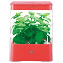 私の小さな野菜畑。【送料無料】ユーイング 水耕栽培器 Green Farm Cube レッド UH-CB01GR [UHC...