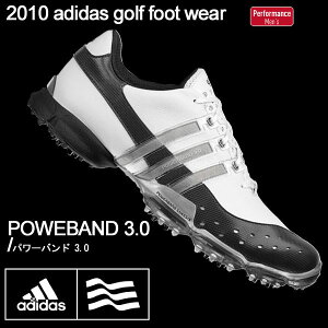 adidas/アディダス パワーバンド3.0 816274 ホワイト/ブラック/シルバー POWERBAND 3.0 ゴルフ...
