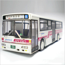 ワンマイル リアルダイキャストモデル　西鉄一般路線バス KL-UA452MAN(1/80：HOゲージサイズ)