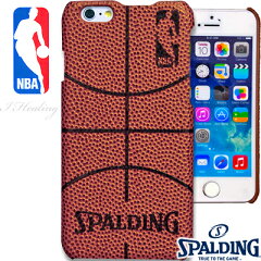 NBA iPhone6 CASEバスケットボールの手触りを再現したiPhone6用ケースNBAバスケットボール SPAL...