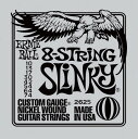 【エレキギター弦】ERNIE BALL 8-String Slinky Guitar Strings
