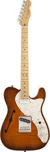【エレキギター】Fender USA Select Thinline Telecaster (Violin Burst/Chrome Hardware) 【4...