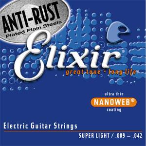 12002(ELIXIR)【税込】 エリクサー エレキギター弦（.009-.042） Elix…