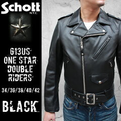 有名ブランド【Shott】のライダースジャケットは上質な牛革を使用された革ジャンです。星型マー...