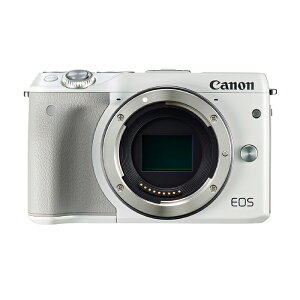 《新品》 Canon (キヤノン) EOS M3 ボディ ホワイト 【￥3,000-キャッシュ…