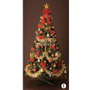 デラックスツリーセット レッドH240×W130cm【 クリスマスツリー クリスマス Xmas 雑貨 おしゃ...