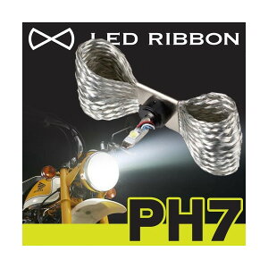 【只今在庫有り！】★送料無料★LED RIBBON LEDヘッドライトバルブ APE/Monkey PH7型 TYPE1 サインハウス（00078640）