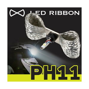 【只今在庫有り！】★送料無料★LED RIBBON LEDヘッドライトバルブ アドレスV125S（L0-L1） PH11型 TYPE1 サインハウス（00078641）