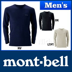 モンベル スーパーメリノウール M.W.ラウンドネックシャツ Men's #1107235 […