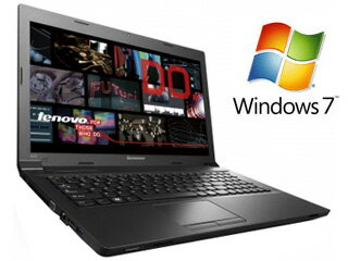 Lenovo/レノボ 【あす楽対応商品】【台数限定大特価】Windows 7搭載15.6型ノートPC Lenovo B590 59396367 ブラック