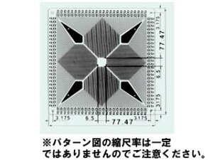 0.5mmピッチ48〜208ピン用Sunhayato/サンハヤト QFP-51 QFP IC変換基板