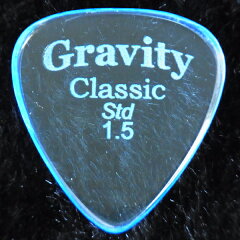 新商品【即納可能】Gravity Guitar Picks　Classic Standard 1.5mm ブル−【送料無料】