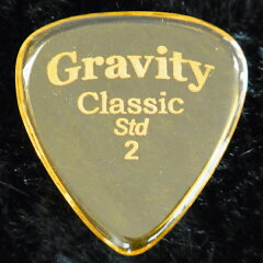 新商品【即納可能】Gravity Guitar Picks　Classic Standard 2.0mm イエロー【送料無料】