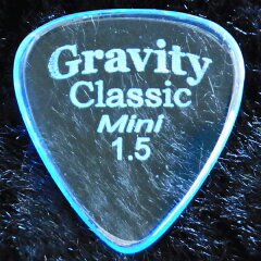 新商品【即納可能】Gravity Guitar Picks　Classic Mini 1.5mm　ブル−【送料無料】