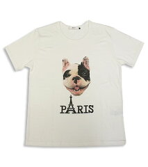 【あす楽】【エフィレボル/.efilevol】PARIS Dog Tee　パリドッグTシャツ\8190