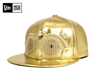 ニューエラ×スターウォーズ キャップ ビッグ フェイス C3-PO メタリックゴールド 帽子 NEWERA×STAR WARS 59FIFTY BIG FACE C-3PO METALLIC GOLD [ ニューエラ キャップ 帽子 NEW ERA CAP メンズ ] #CP:B