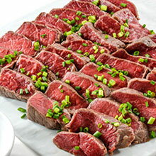 熟成肉 送料無料　黒毛和牛あぶり　500g　（牛肉　ステーキ　たたき）　タレ付