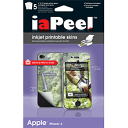 【メール便で送料無料】iaPeel インクジェットプリントスキン iPhone 4S/4 (5枚入)【2sp_120611...