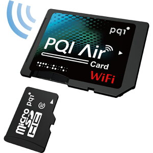 【送料無料】【デジカメで撮ってすぐにみんなで共有】PQI WiFi機能内蔵SDカードアダプター AirC...