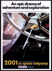 L003f2001年宇宙の旅 /2001: A Space Odyssey ポスター フレームセット　【送料無料】【smtb-k...