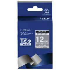 ブラザー ピータッチ用おしゃれテープ（12mm） TZe－MQL35　＜ライトグレー（つや消し…