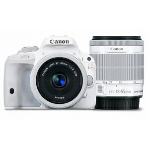 　Canon 一眼レフカメラ「EOS　Kiss　X7」 EOS　Kiss　X7・ダブルレンズキット　2　＜ホワイト...