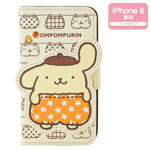 ポムポムプリン 手帳型iPhone 6ケース(かぼちゃパンツ)