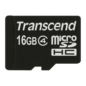 Transcend microSDカード 16GB Class4 永久保証 マイクロSD mi…