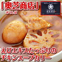 　札幌有名店のスープカレー！奥芝商店『えびスープチキンカリー』