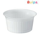 【耐熱】PP76-100　デザートカップ（マーブルカップ）　白　25個 【デザートカップ プリンカップ プリン型 プラスチック容器 カップ】