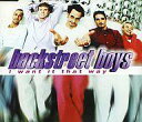 Backstreet Boys（バックストリート・ボーイズ）のカラオケ人気曲ランキング第1位　シングル曲「I Want It That Way」のジャケット写真。